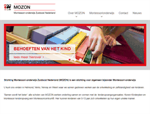 Tablet Screenshot of mozon.nl